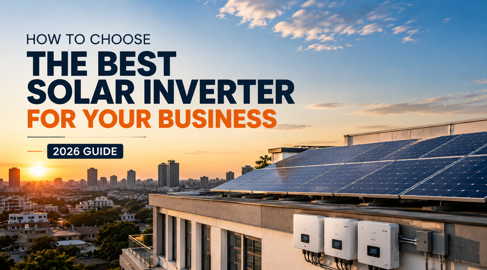 How to Choose the Best Solar Inverter for Your Business (2026 Guide)