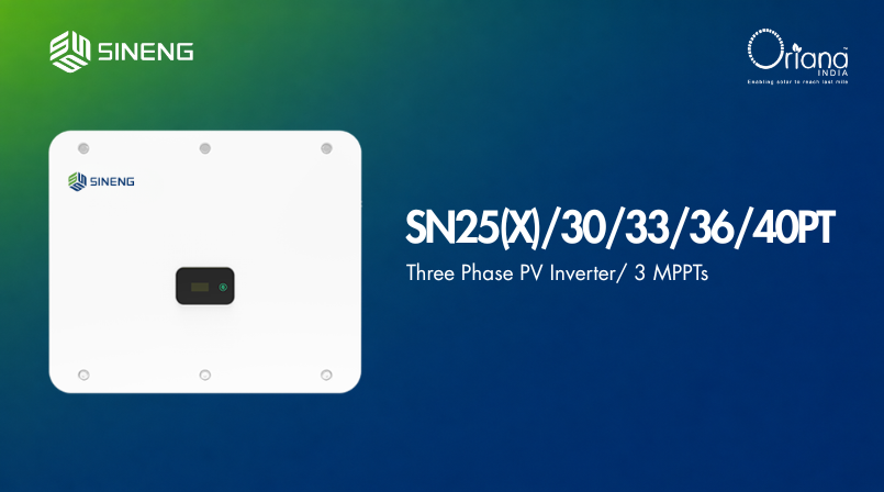 Sineng SN25(X)/30/33/36/40PT: The C&I Inverter Built for Multi-Facet Rooftops