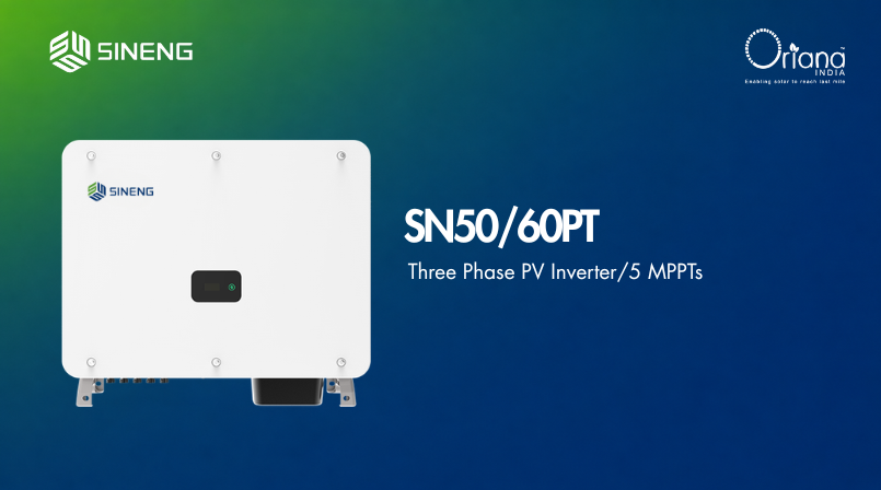 Sineng SN50/60PT: The 5-MPPT C&I Inverter