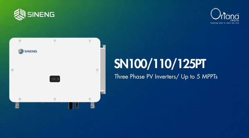 Sineng SN100/110/125PT: Sineng On-grid Inverters for 100-125kW Industrial Sites